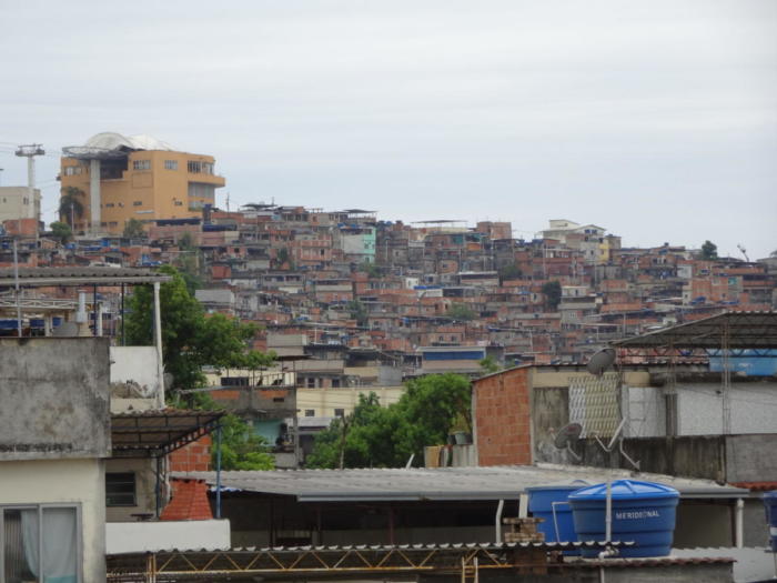 Favela aus der Ferne